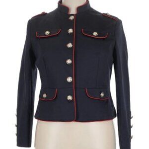 Military Style Blazer Jacket Suit with Red Lining 🔥